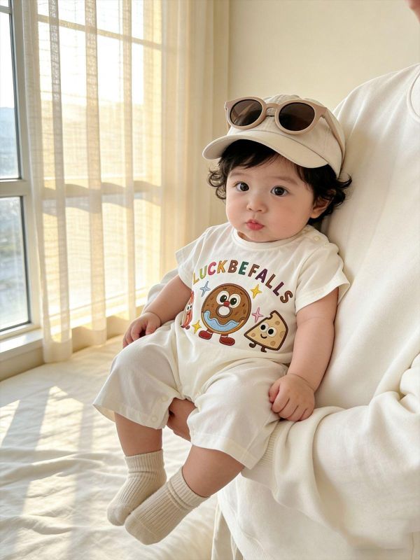 可愛甜甜圈披薩熱狗連身裝 