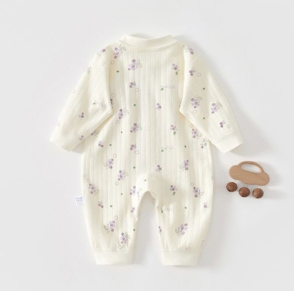 新生兒女童口水巾/蝴蝶結開釦連身裝 