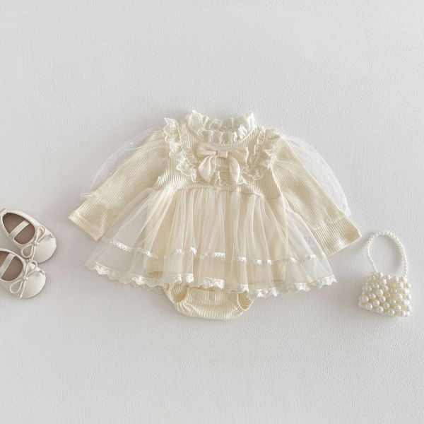 宮廷風公主蕾絲網紗包屁裙 