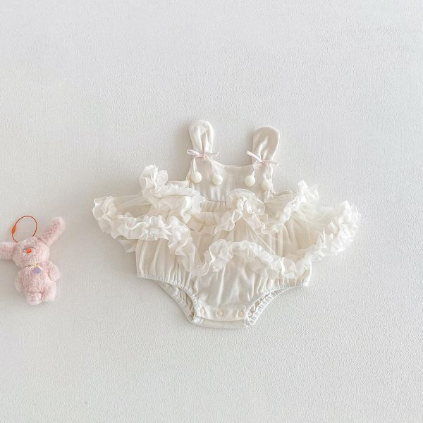 公主甜美蛋糕吊帶包屁裙 