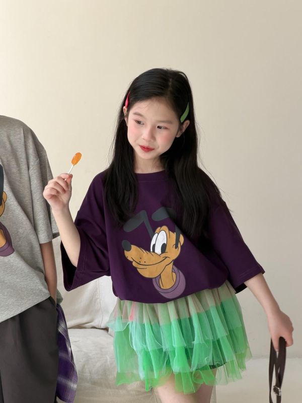 可愛高飛印花寬鬆上衣 