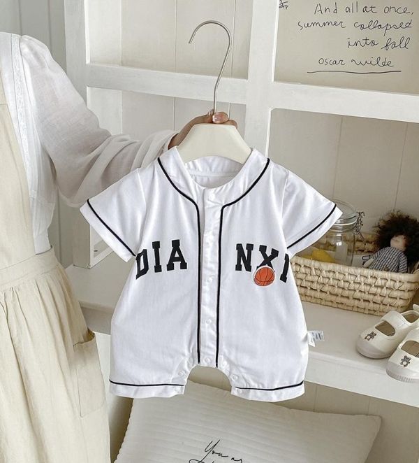 夏季運動風籃球開釦連身裝 