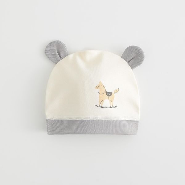 新生兒搖搖馬純棉側開包屁衣/連身裝 