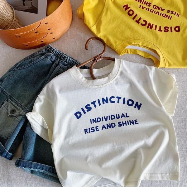 字母印花素色休閒上衣 