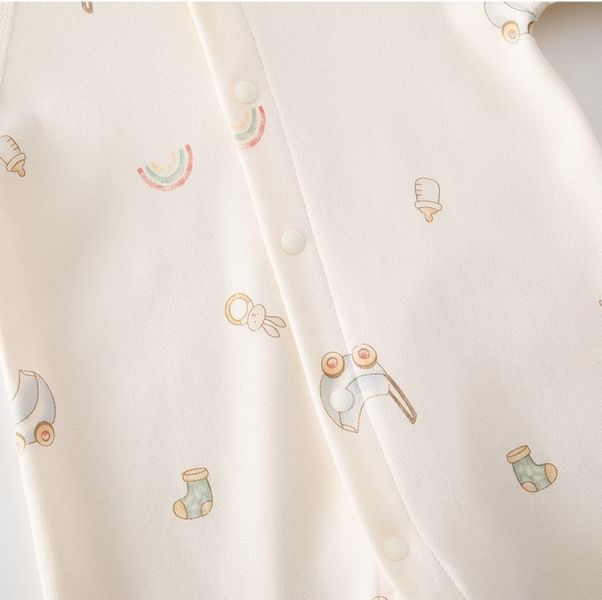 新生兒春秋四季新印花開釦連身裝(5款) 