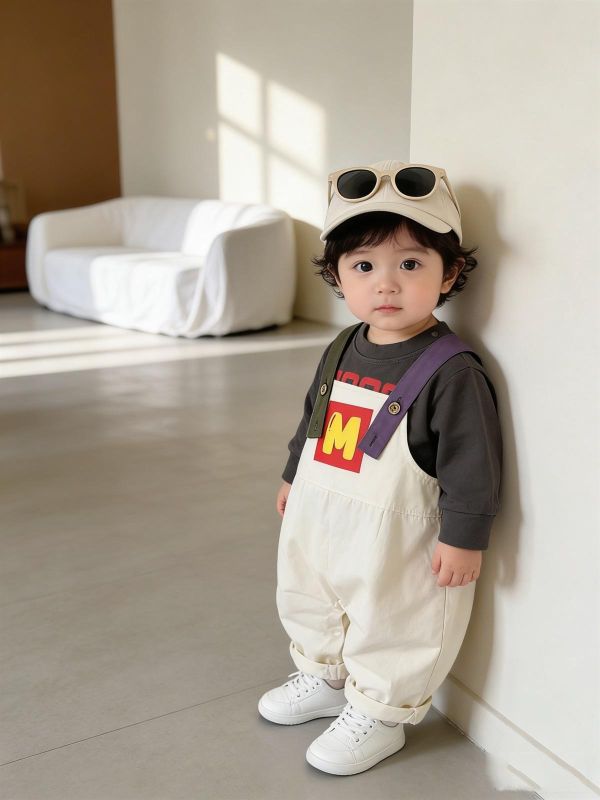 個性上衣+不規格M字吊帶套裝 