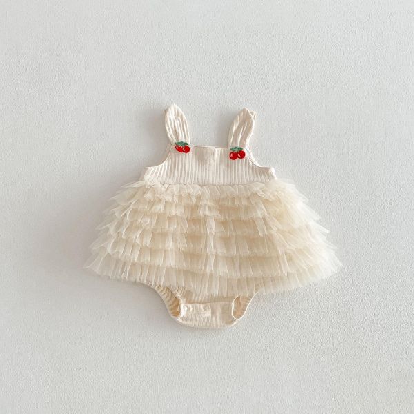 螺紋親膚櫻桃蛋糕包屁裙 