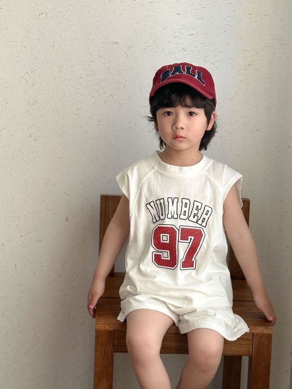 夏季運動風97背心式套裝 