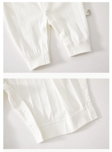 新生兒月亮兔子布標開釦連身裝(4色) 