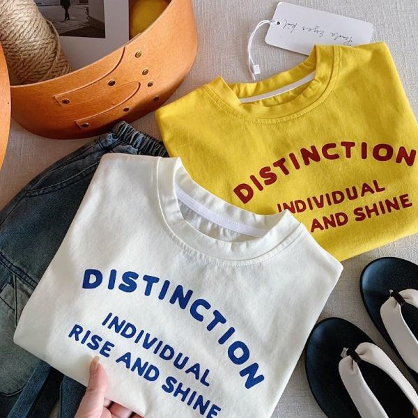 字母印花素色休閒上衣 