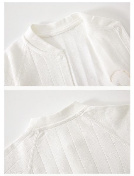 新生兒月亮兔子布標開釦連身裝(4色) 