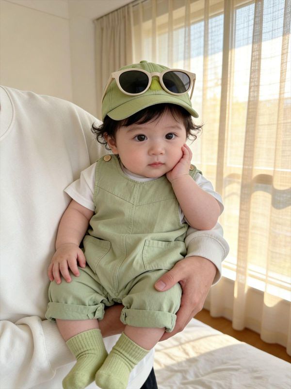 白T+糖果素色背袋連身褲套裝(3色) 