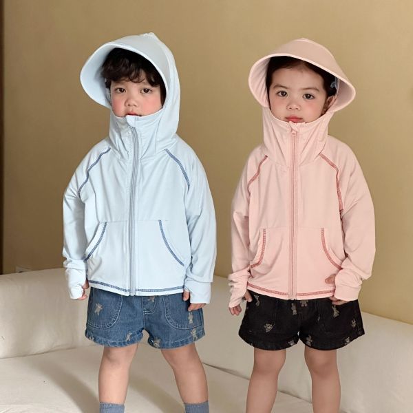new冰絲涼感透氣防曬連帽外套(4色) 