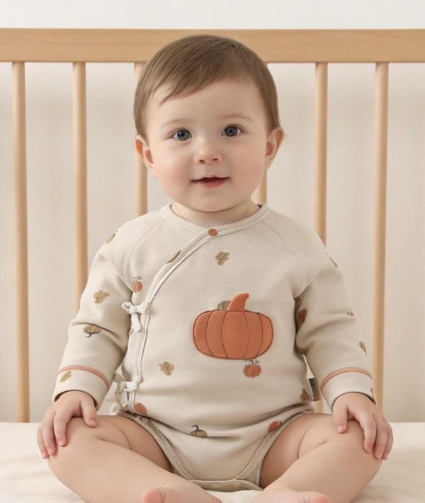 新生兒南瓜貼布棉質系列 