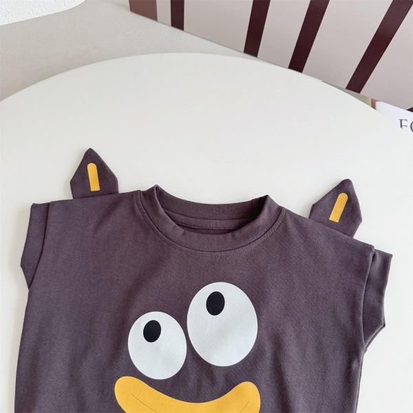 丑萌調皮搗蛋大眼寬鬆包屁衣 