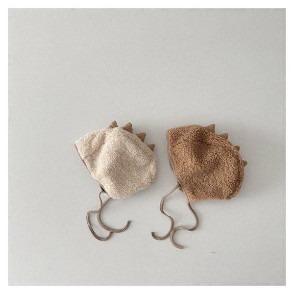 恐龍造型毛絨包頭護耳帽 