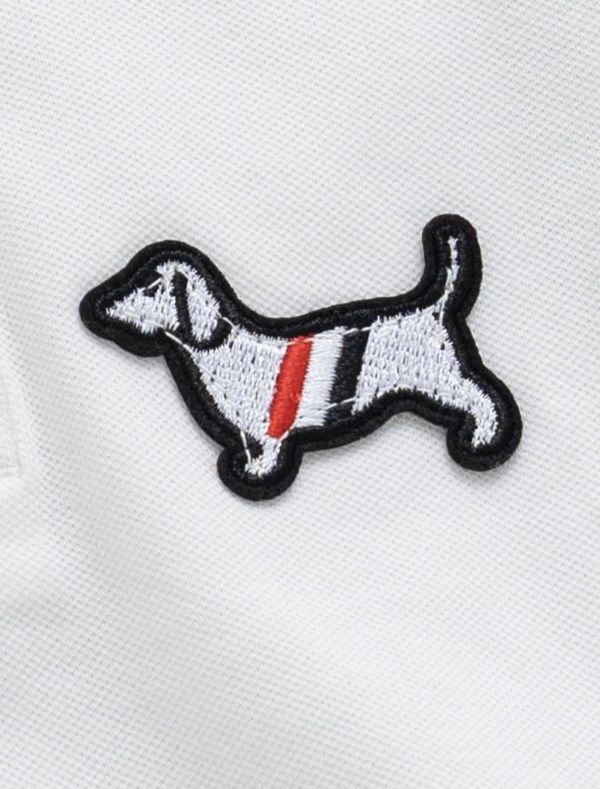 狗狗刺繡polo翻領連身裝 