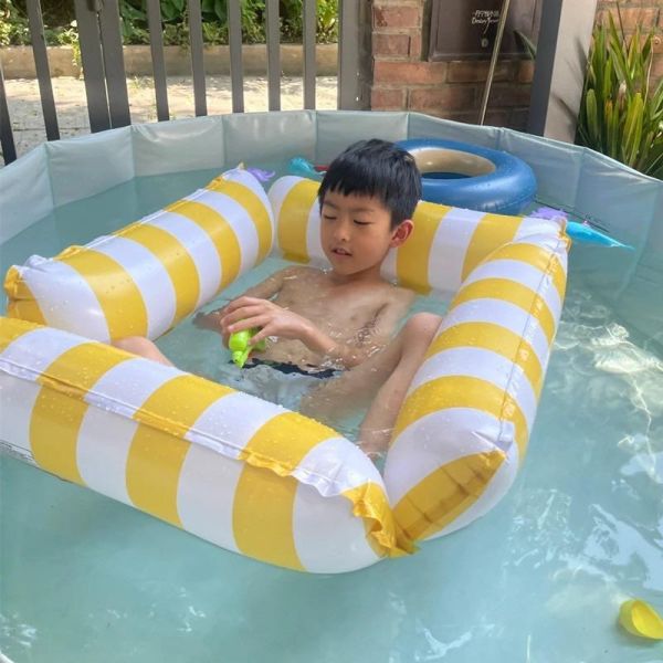 超Chill成人/兒童四管充氣玩水浮床(8款) 