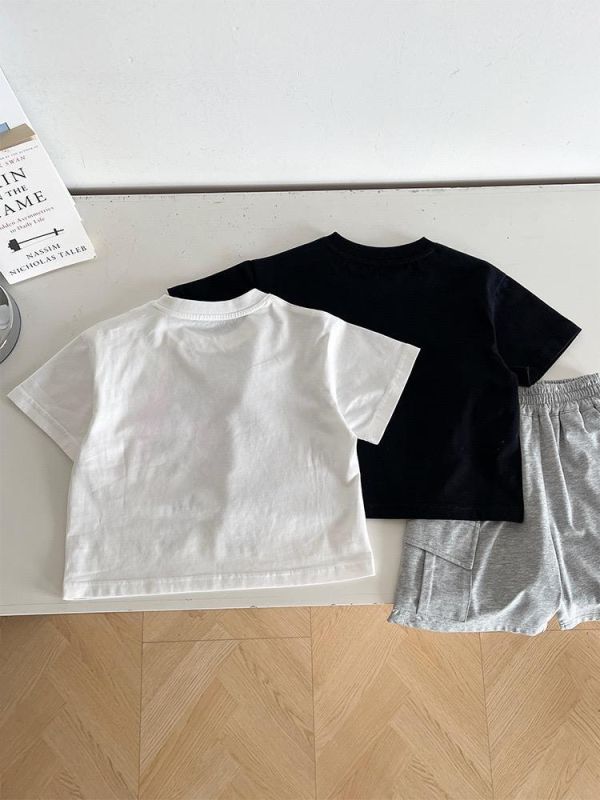 帥氣鋼鐵機器人印花T恤上衣 