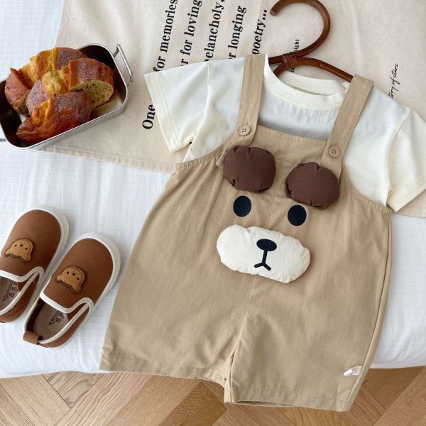 立體小熊耳朵上衣/連身裝 