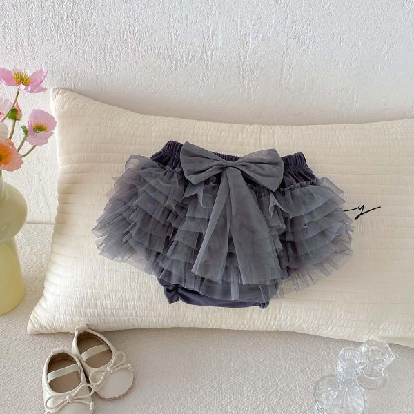可愛大蝴蝶結網紗包屁褲裙 
