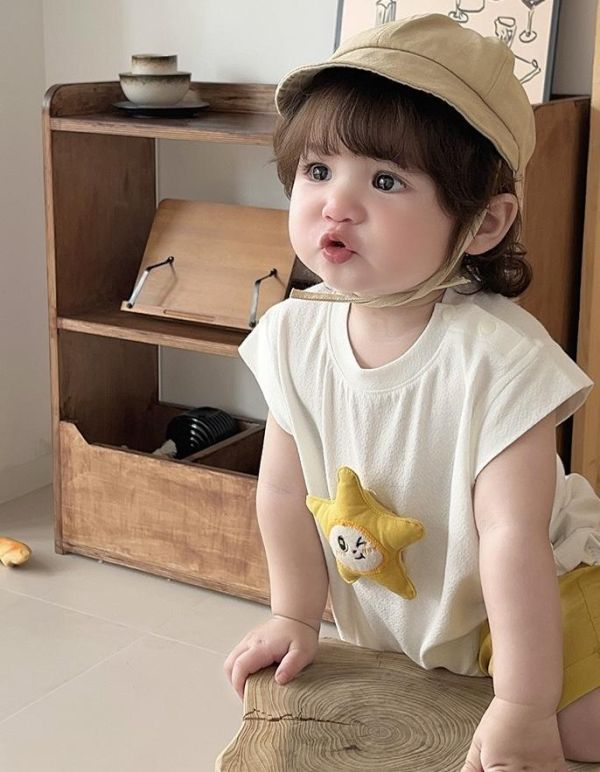 可愛立體星星人兩件式套裝 