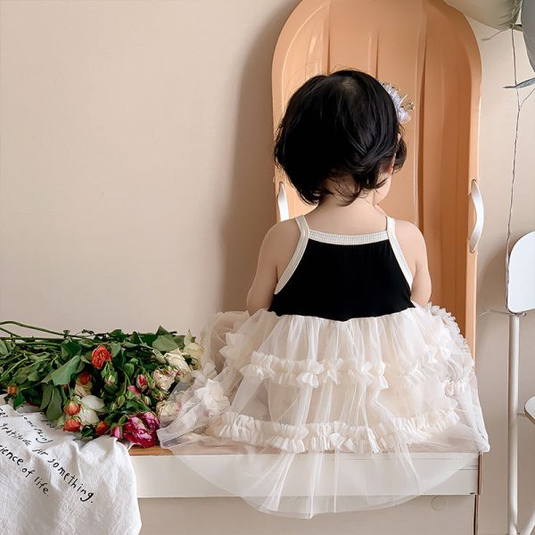 愛心薄款針織網紗包屁裙 