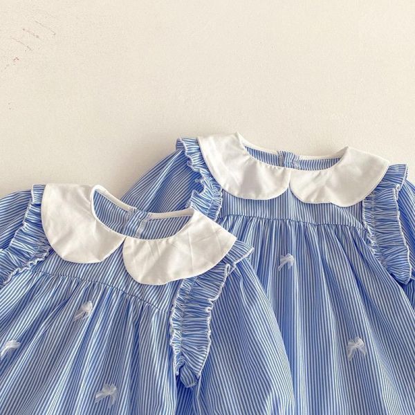 姐妹款-甜美娃娃領包屁衣/洋裝(含頭飾) 