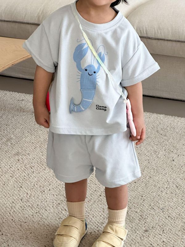 運動風超萌印花兩件式套裝 