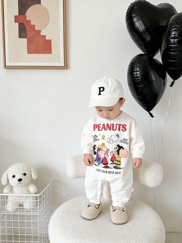 可愛卡通史努比/公主印花連身裝 