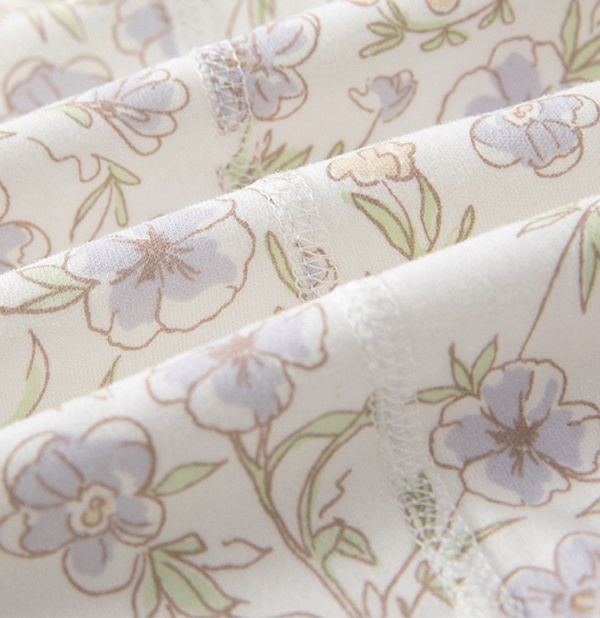 新生兒花領口開釦連身裝(2款) 