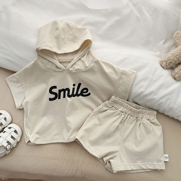 Smile寬鬆連帽套裝 