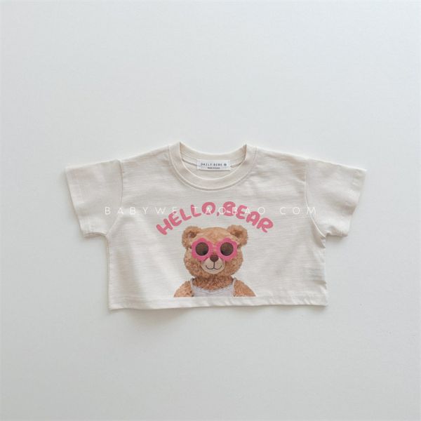 Hello Bear百搭T恤上衣 