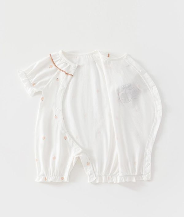 新生兒男女童夏季純棉側開連身裝(6款) 