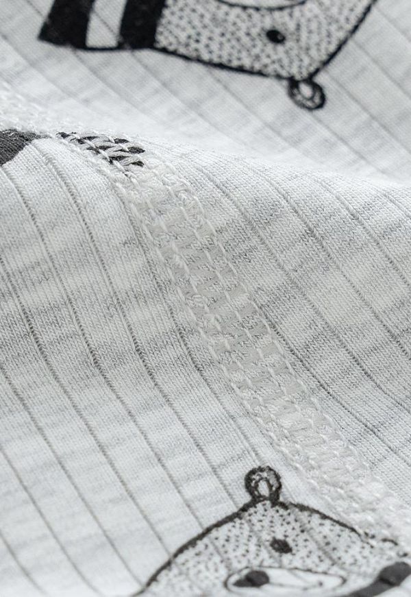 新生兒小熊純棉開釦連身裝 