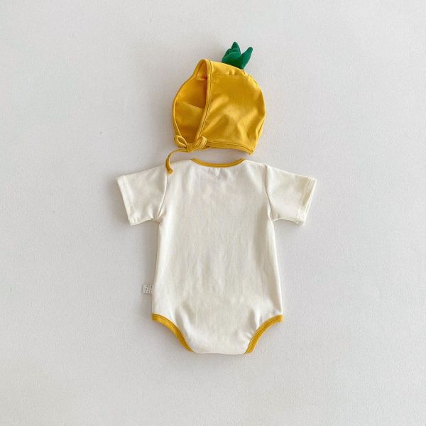好運來！旺旺鳳梨包屁衣(含造型帽) 