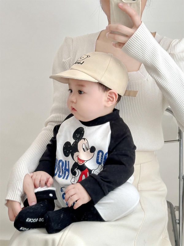 迪士尼系列拚袖連身裝(3款) 