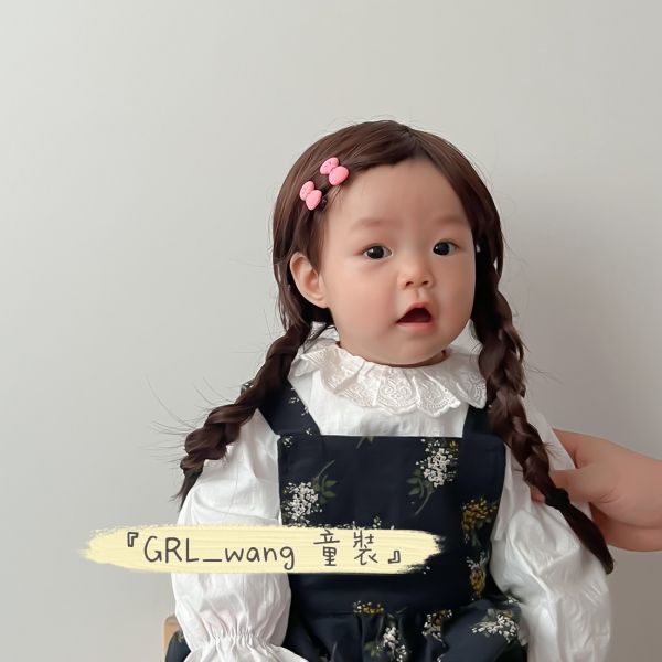 小清新麻花辮子假髮帽 