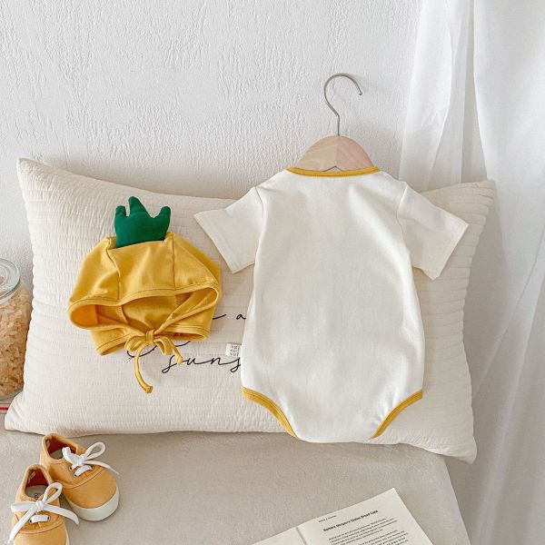 好運來！旺旺鳳梨包屁衣(含造型帽) 