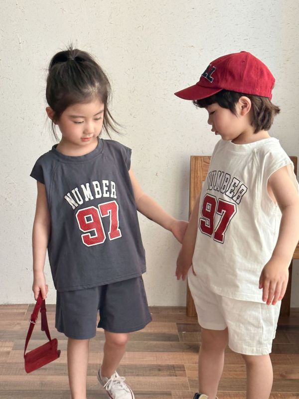 夏季運動風97背心式套裝 