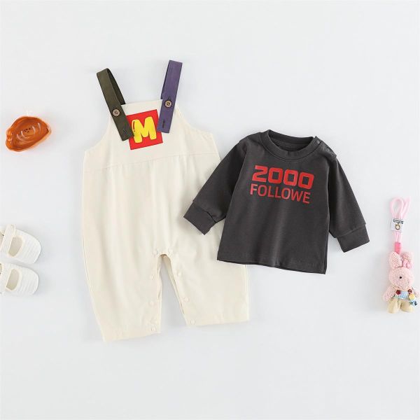 個性上衣+不規格M字吊帶套裝 