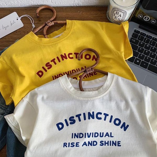 字母印花素色休閒上衣 