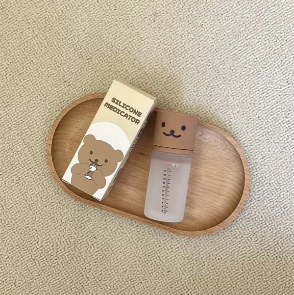 軟硅膠韓版同款小動物奶嘴式餵藥器 