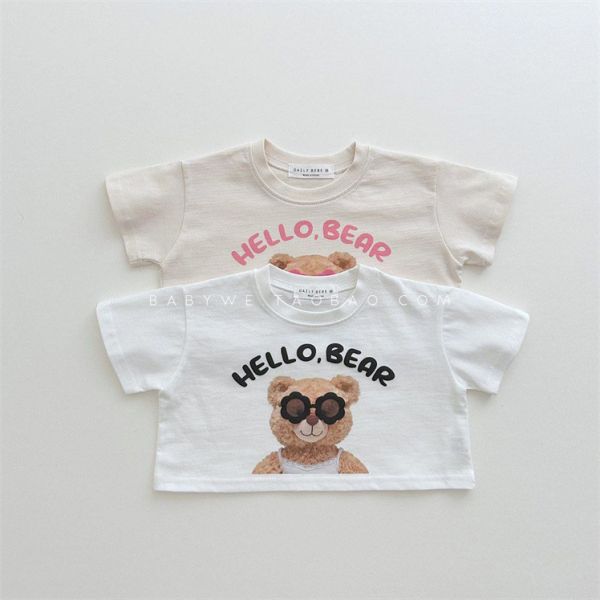 Hello Bear百搭T恤上衣 