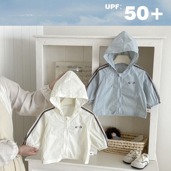 百搭休閒防曬薄款連帽外套 
