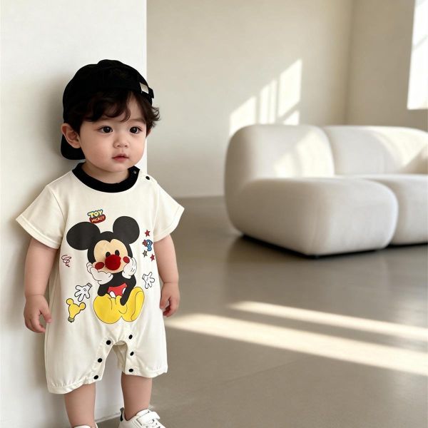 立體小紅鼻子米奇連身裝 