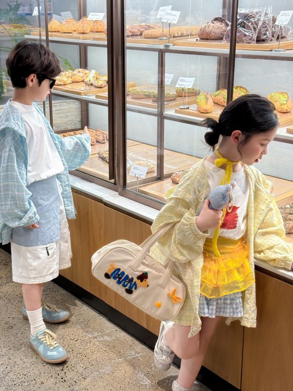 韓版格子薄款防曬連帽外套 