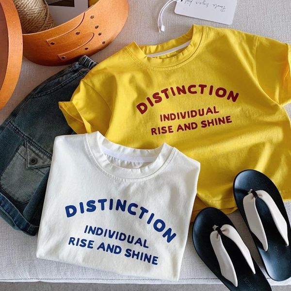 字母印花素色休閒上衣 