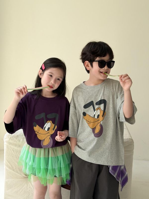 可愛高飛印花寬鬆上衣 