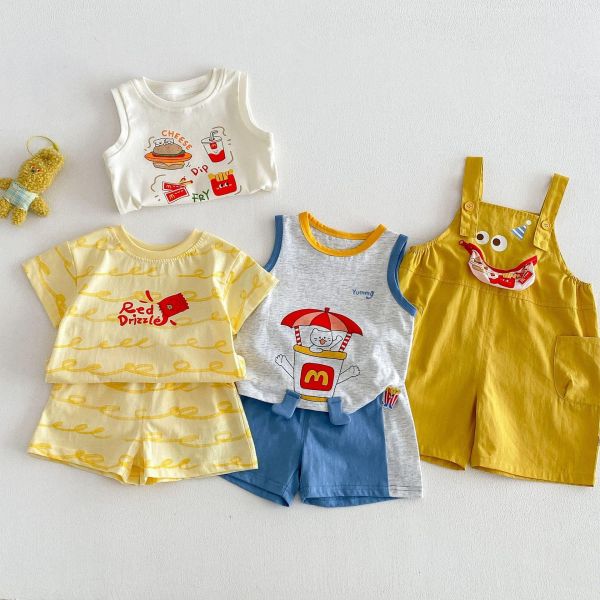 美式速食系列背心/套裝/吊帶褲 